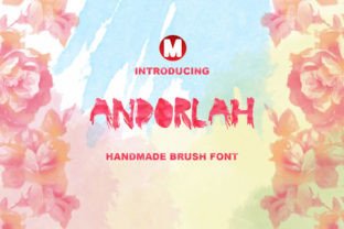Andorlah: A Watercolor Font for Creative Branding