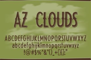 AZ Clouds Font for Polished Branding and Professional Design