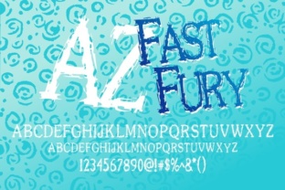 AZ Fast Fury Display Font for Bold Campaign Designs