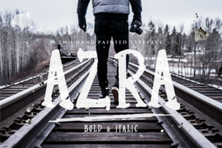 Azra Font: A Rough-Edged Display Typeface