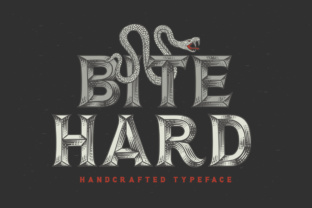 Bite Hard Display Font for Web Design