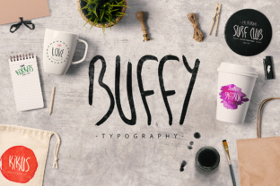 Buffy: A Playful Display Font for Creative Branding
