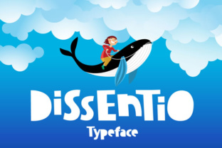 Dissentio: A Playful Bold Display Font for Creative Makers