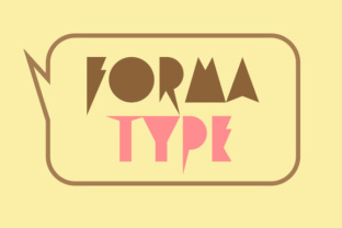 Forma Type: A Playful Sharp Display Font