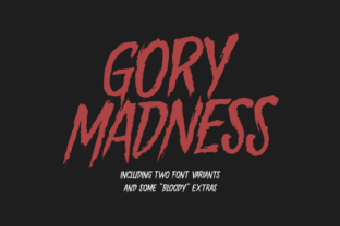 Gory Madness: A Vintage Horror Font for Bold Editorial Design