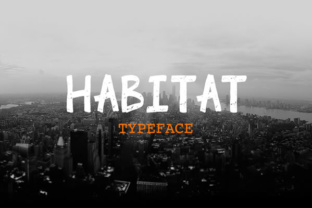 Habitat: A Modern Display Font for Editorial Design