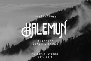 Kalemun Typeface for Vintage Branding and Creative Projects