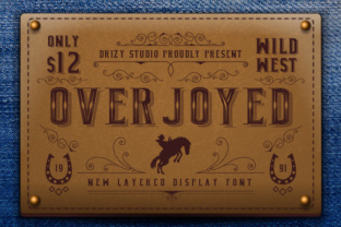 Overjoyed Font for Bold Brand Campaigns