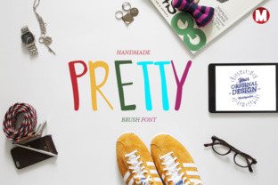 Pretty Font: A Handmade Display Font for Creative Projects