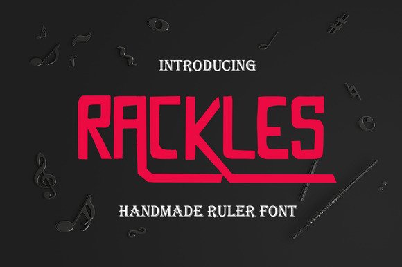 Rackless Font for Eye-Catching Campaign Designs