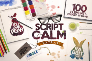 Script Calm: A Playful Display Font for Creative Branding