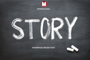 Story: A Handmade Brush Font for Elegant Editorial Design