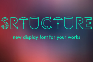 Structure Font: A Stylish Display Font for Designers