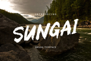 Sungai Brush Font for Professional Branding and Design