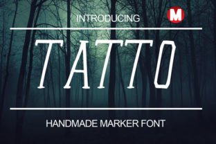 Tatto Font for Handmade Craft and Design Projects