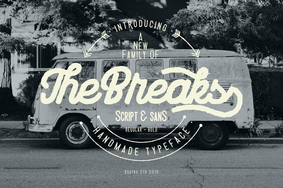 The Breaks Font for Bold and Memorable Campaign Design