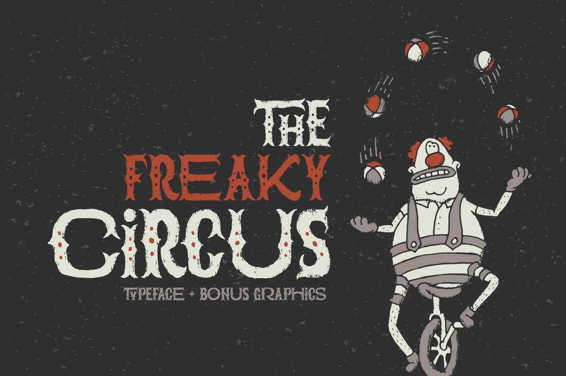 The Freaky Circus Typeface for Bold Editorial Design