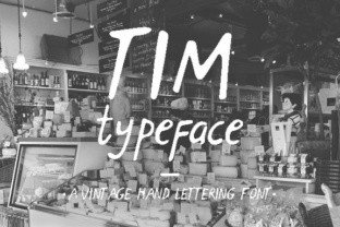 Tim: A Cool and Relaxed Display Font for Modern Editorial Design