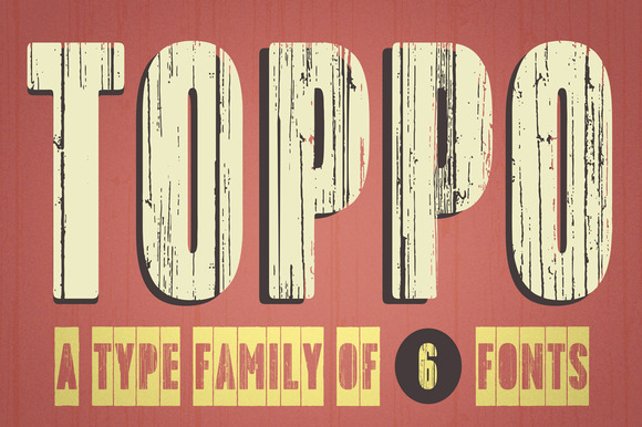 Toppo Font for Handmade Creations and Display Design