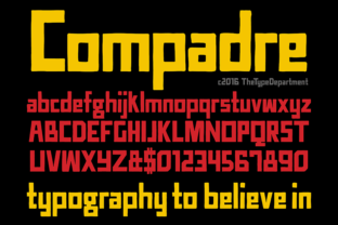 TTD Compadre: A Strong Display Font for Polished Branding
