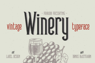 Winery Font for Elegant Branding and Display Needs